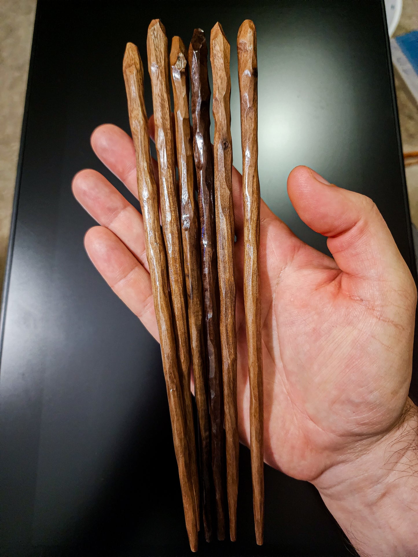 Walnut hand carved Chopsticks