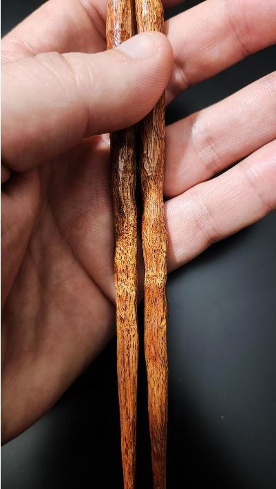 Macacauba Wood Chopsticks, 9"