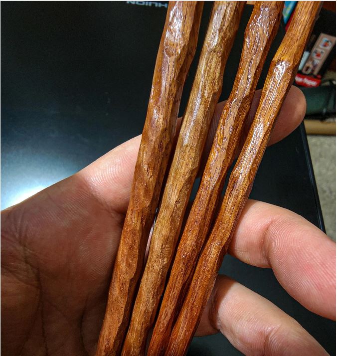 Eucalyptus wood 9" chopsticks