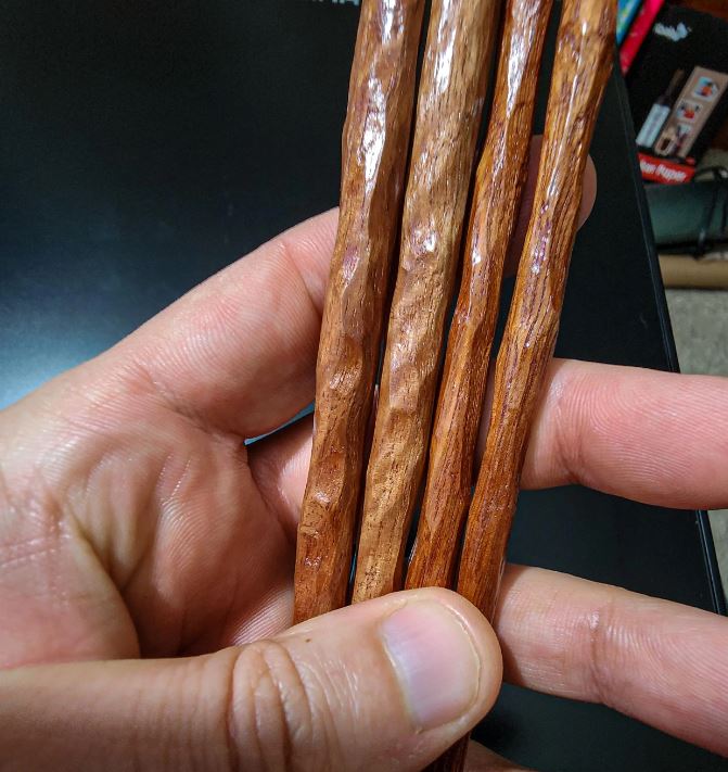 Eucalyptus wood 9" chopsticks