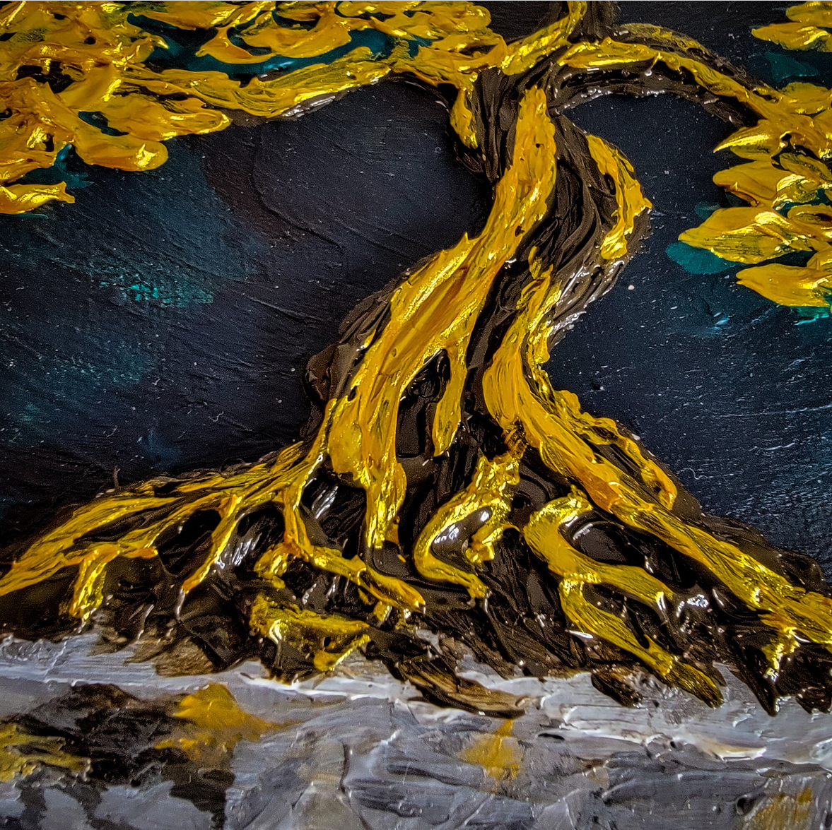 Golden Bonsai Prints
