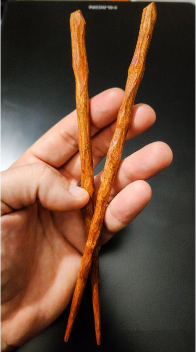 Macacauba Wood Chopsticks, 9"