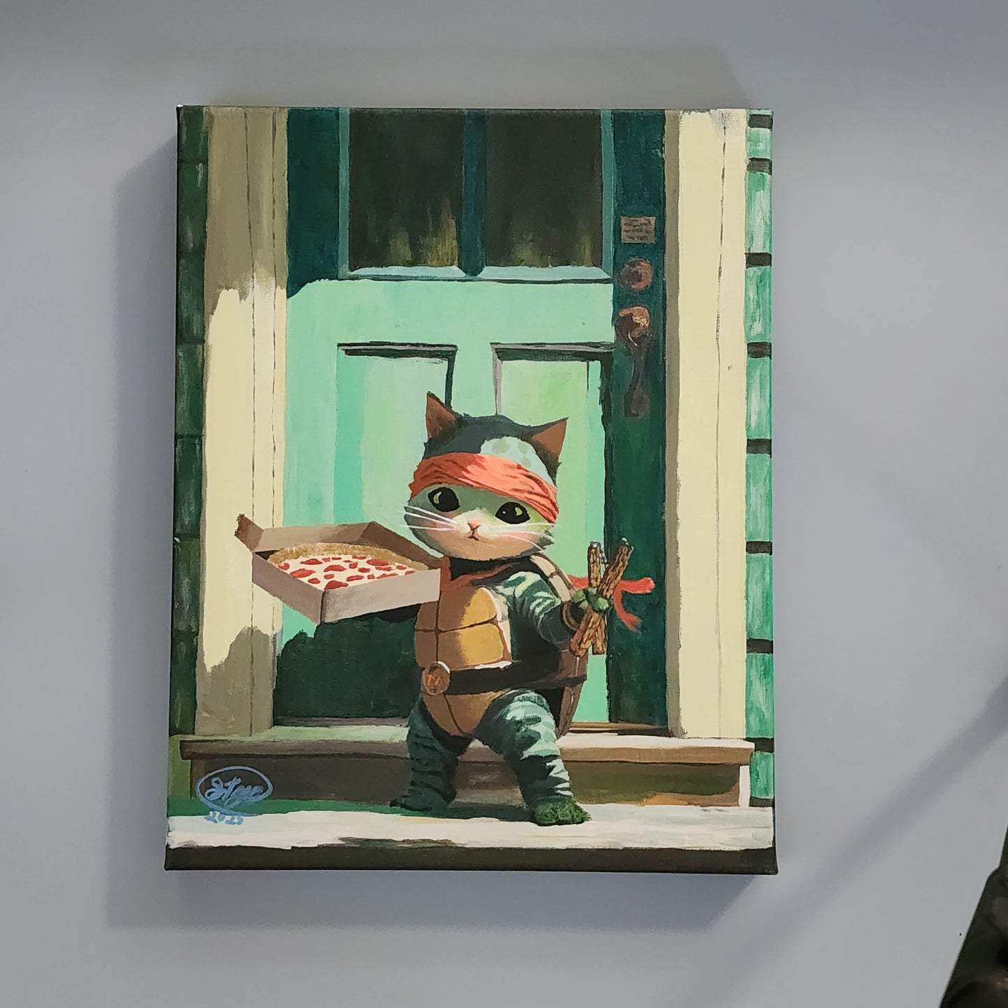 Meowtant Ninja Kitten Print set