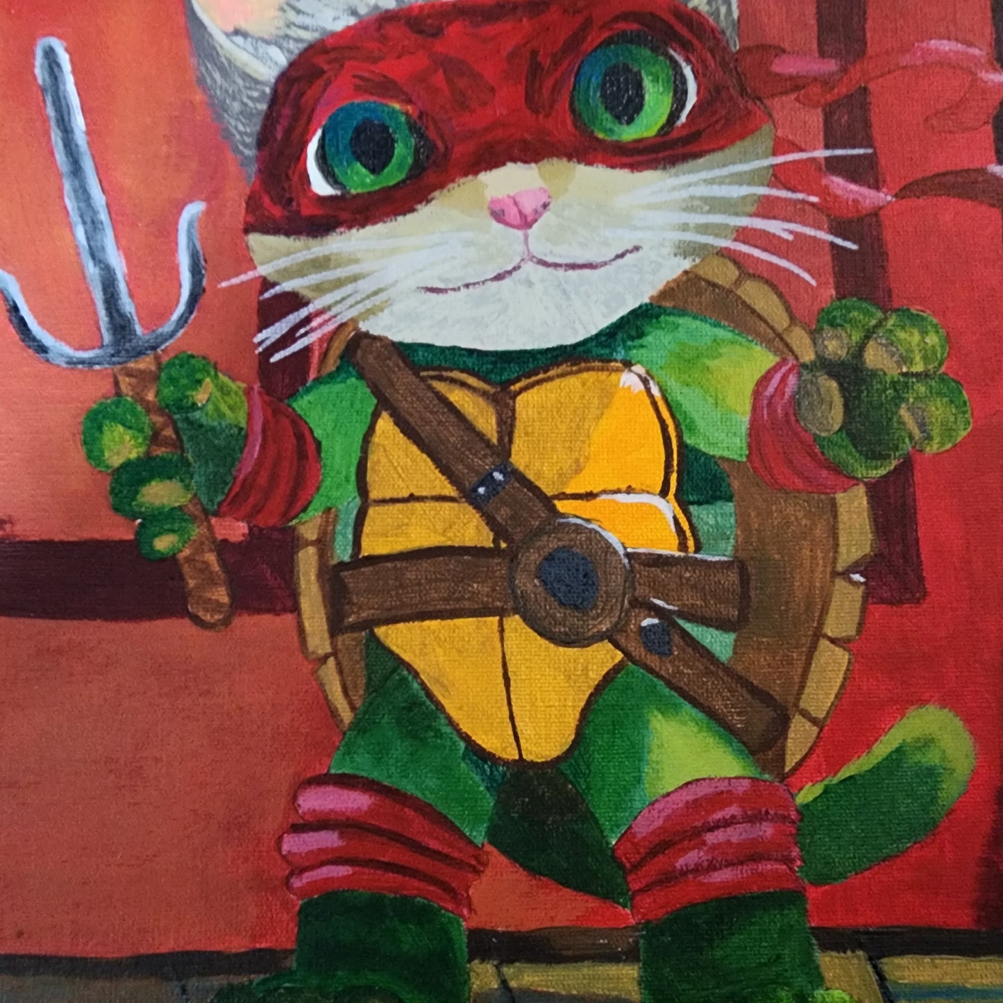 Meowtant Ninja Kitten Print set