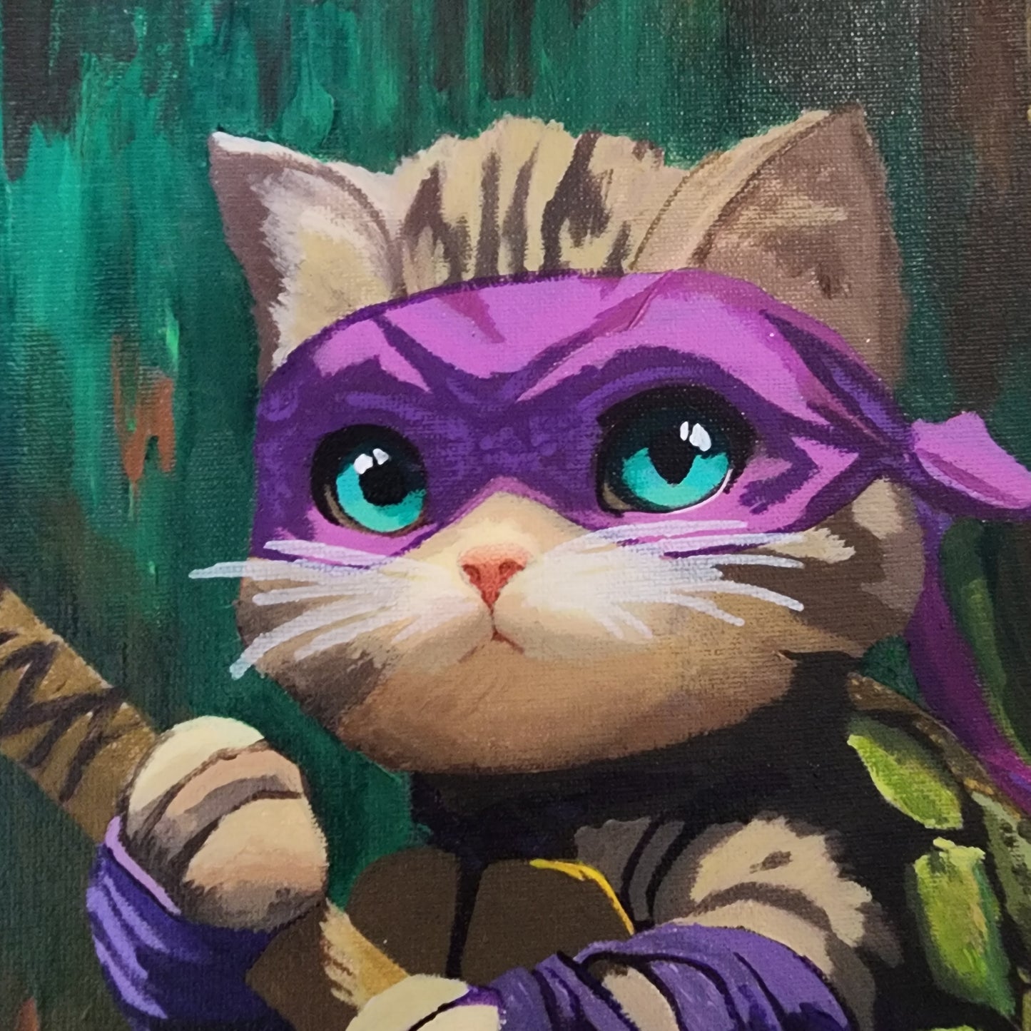 Meowtant Ninja Kitten Print set