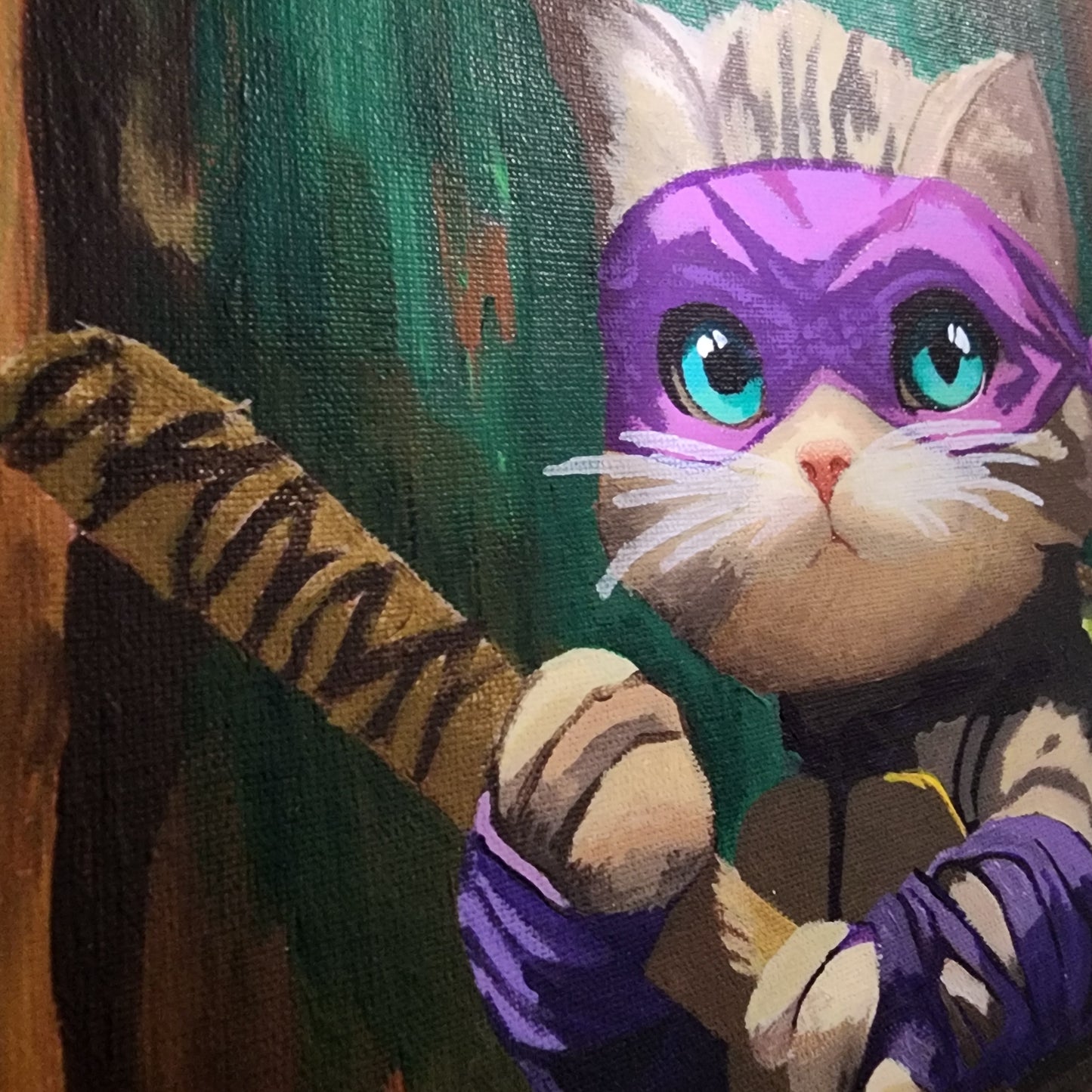 Meowtant Ninja Kitten Print set