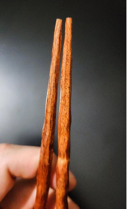 Macacauba Wood Chopsticks, 9"