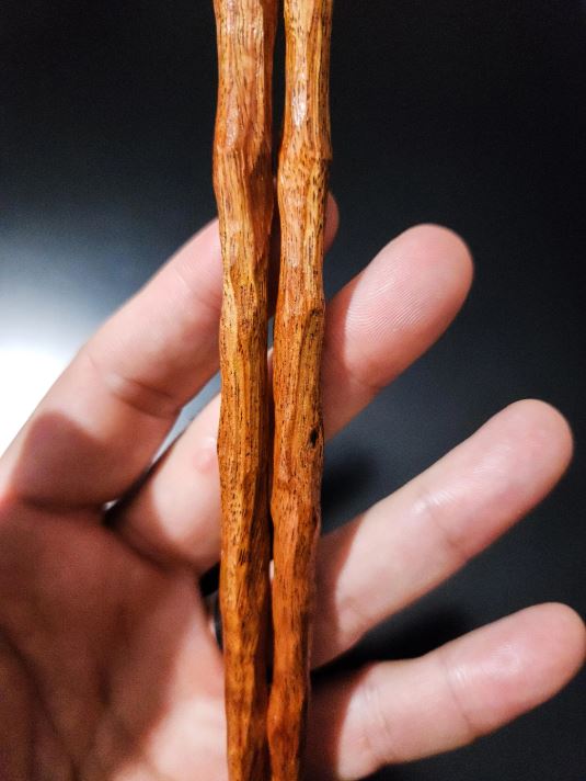 Macacauba Wood Chopsticks, 9"